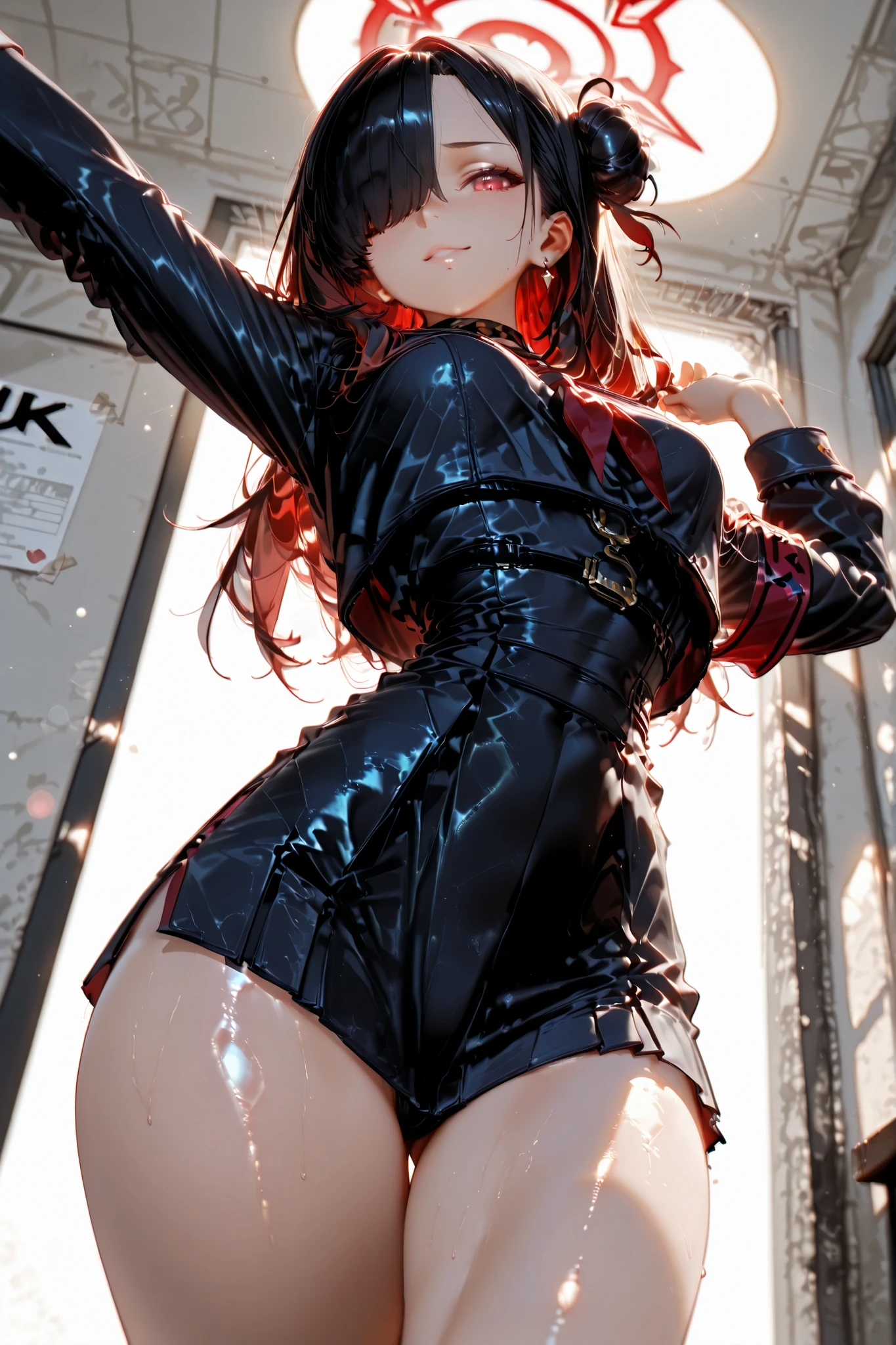 A girl is posing for a photo, cute女の子, Enchanting girl, Anime Girls, 
(((One Girl, Baby Face, cute, 16 years old))), 

(A shiny black and red cheongsam, Floral、Tight dress、Long dress)、(Black high heels)、
break 

(Beautiful Hair, Shiny Hair, Shiny Hair), ((Red hair、Hair blowing in the wind、Forehead、Twin tails)), 
(Expression of fine eyes, Beautiful and delicate eyes, Sparkling eyes, Eye Reflexes, black eye, Slanted Eyes), 
double eyelid, Long eyelashes, 
(Beautiful Nose,Thin Nose), 
(Glossy lips, Beautiful Lips, Thick lips), 
(Symmetrical facial features, Perfect Face),
break  

(Glaring、Screaming、Angry), 
(night、(bustling street、congestion)), ((Dynamic Pose、Fighting Pose、Cowboy Shot、Angle from below))
break 

(((highest quality)), ((masterpiece)), (Very detailed), (High resolution), (Beautiful sparkle), (High detail), (Anatomically correct)), ((Realistic)), 
(The best CG), Highly detailed art, CG illustration, (16k, 1080p), Oil paints, ((Line art)),

