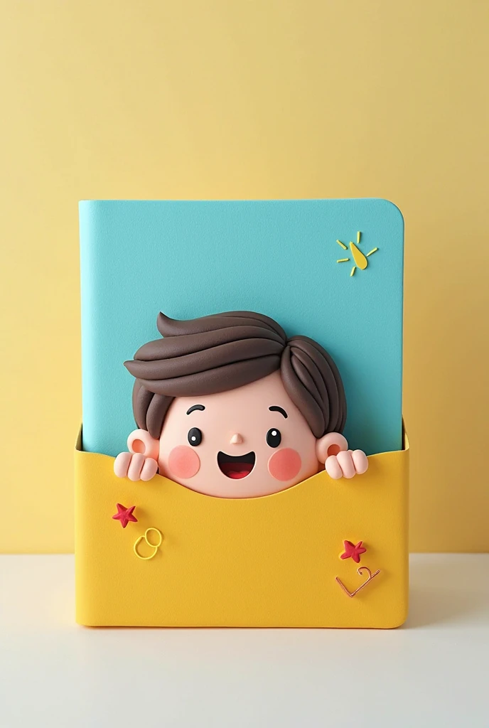 A cute boy scribbling in his notebook, surrounded by his imaginary friends. (Prompt B:0.8) Whimsical doodles and doodles fill the page, creating a colorful and imaginative world.
