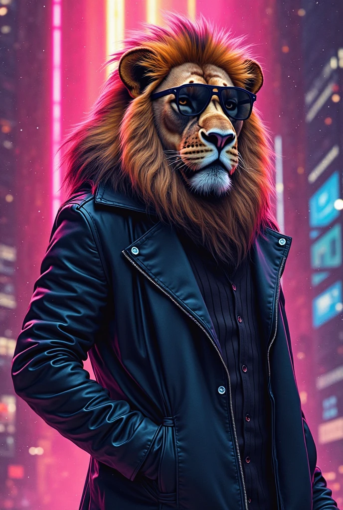 A rapper lion who has a mind of his own