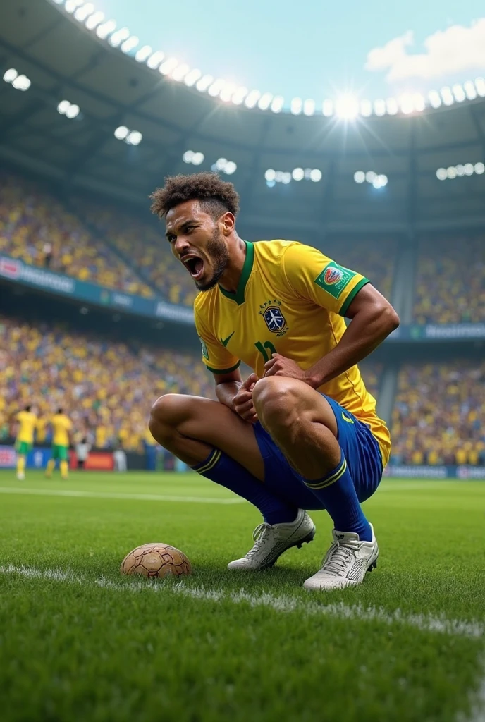 Does Neymar with a broken leg