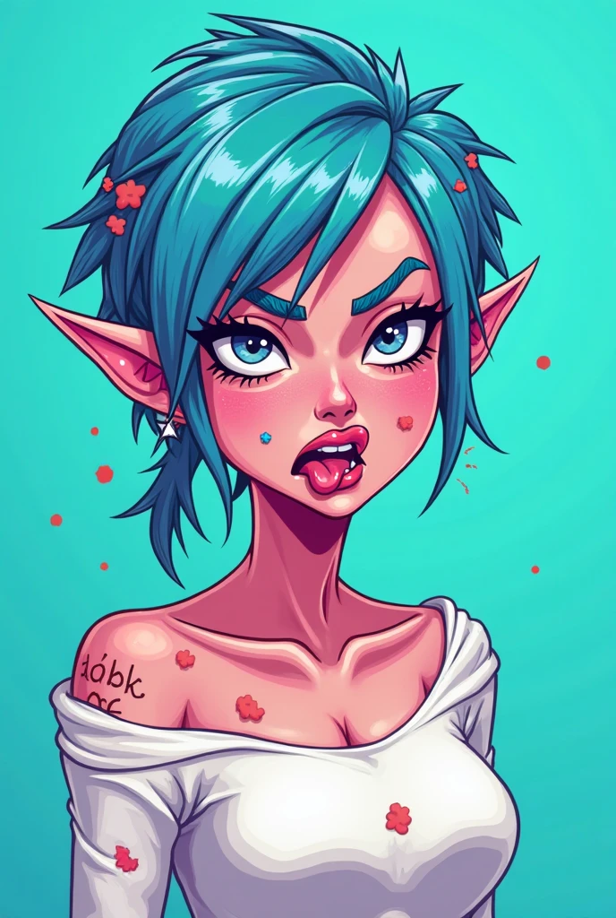 very angry fairy woman
