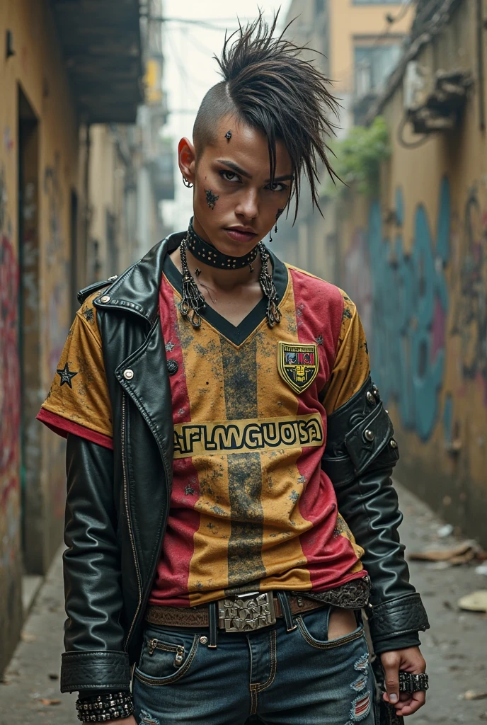 Short haired boy, similar to Andy Black from the band Black veil Brides, PARADING IN MILAN, with smile on face.