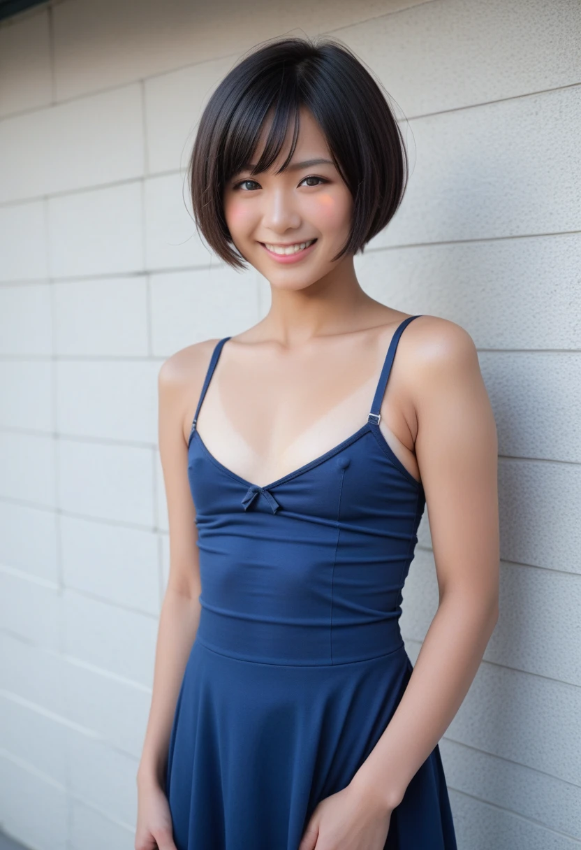 8k,非常に大きな胸と非常に大きな胸を持つアラフィフのwoman, Very detailed, so beautiful(Like the real thing),Shining Eyes,Pale skin(Ultra-Realistic Skin),His smile reveals his large fangs,Muscular and macho、そしてスレンダーボディの悪魔のようなwoman,Short blue mohawk(Blue Shorthair),woman&#39;My abdominal muscles are severely torn,Fan Art Best Art Station, うわー and Types of bacteria,  Types of bacteria, 2. 5d cgi anime Fantasy artwork, 8kの高品質で詳細なアート, Up to the model | Types of bacteria8k、Photorealistic RAW photos of the highest quality。so beautiful(Like the real thing顔) Bright colors、完璧なwomanのイメージ,Art Station Trends、masterpiece、8k解像度、Fantasy art、Ultra-high resolution,,Mr..々Pause,charm,sexy,Rich colors, Backlight, Cinema Lighting, Film Grain, to be born, 50mm lens, Nikon D850,compensate,Blue and white Arabian breastplate(Detailed Coat of Arms),In front of the ruins in the forest,View your viewers,Numerous tattoos all over the body(Accurate tattoo details),on head３The horns of the book grow(Details of the three corners),Pointy Ears,Lean and muscular lower body,Blue and white sarouel pants,Big eyes,flower,