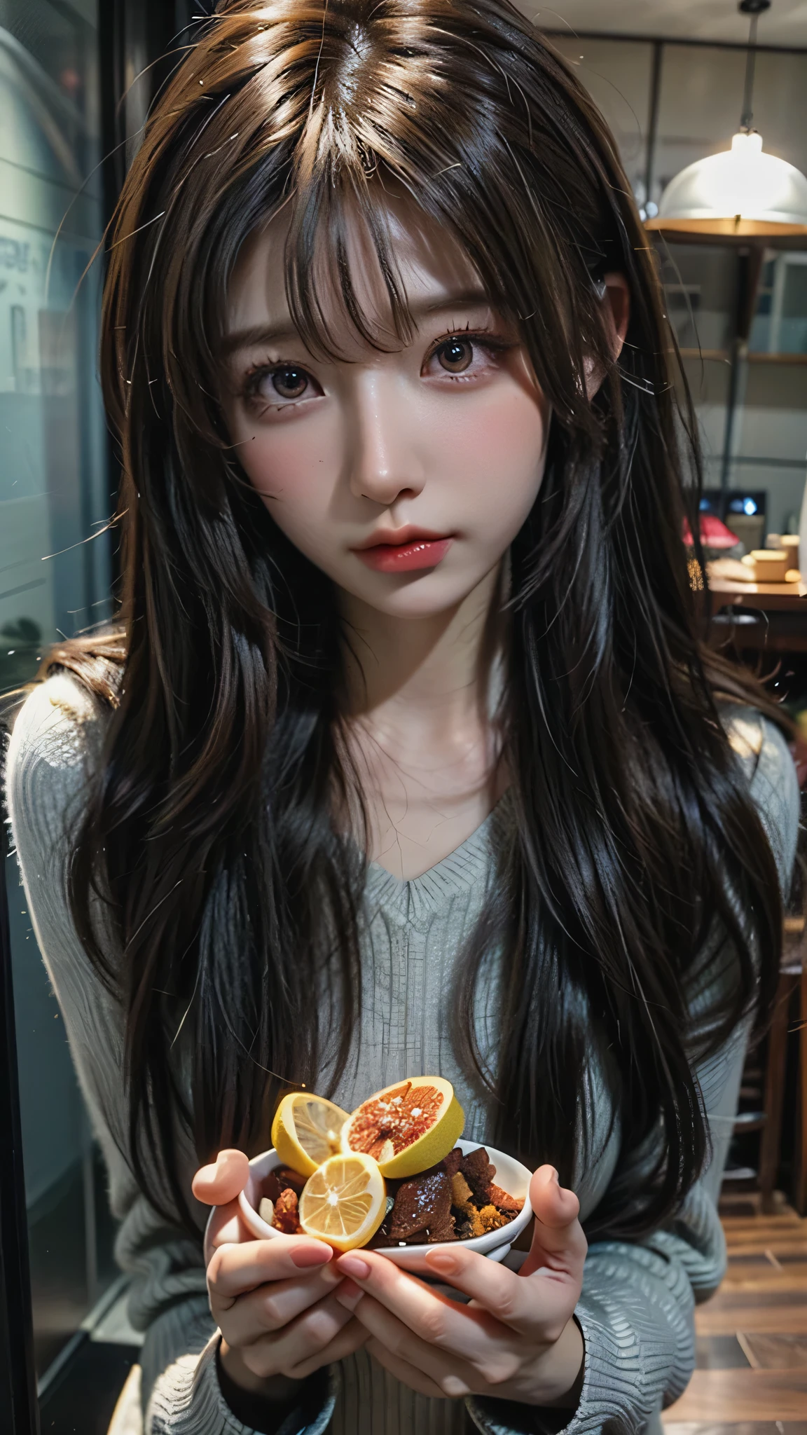 Anime girl long hair