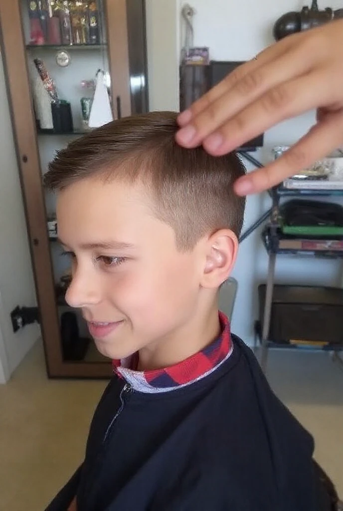 Short-haired boy