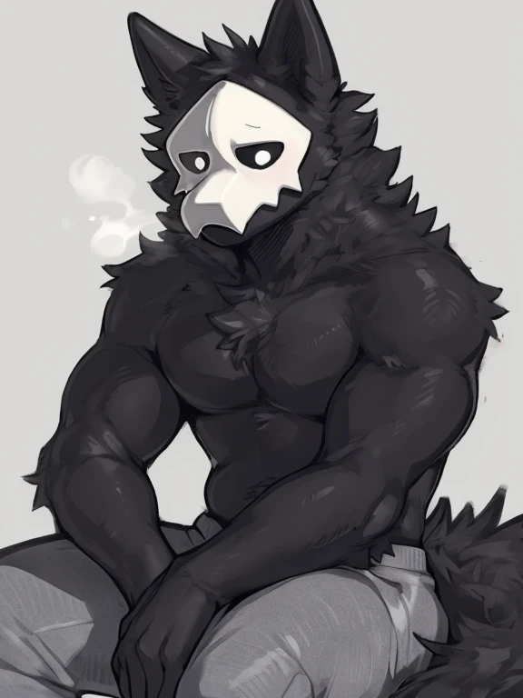 detailed background, depth of field, solo, slim, perfect anatomy, (best quality, ultra detailed, sharp:1.3), masterpiece, 8k, 4k, solo, ((hyper realistic)), beautiful, nsfw, by seibear, seductive, (detailed fur), penis, balls, extremely detailed fur, detailed penis, dark background, muscular male, juiceps, detailed eyes, big penis, puro from changed, nude, puro_(changed), changed, circumcised, ((black fur)), by seibear, ((seibear)), darker penis, ((chunie)), (marcofox), penis, balls, sitting, latex creature, (zackary911), visible anus, ((((black fur)))), (((fully black))), looking at viewer, low angle view, precum, (detailed black penis), sitting spreading legs,