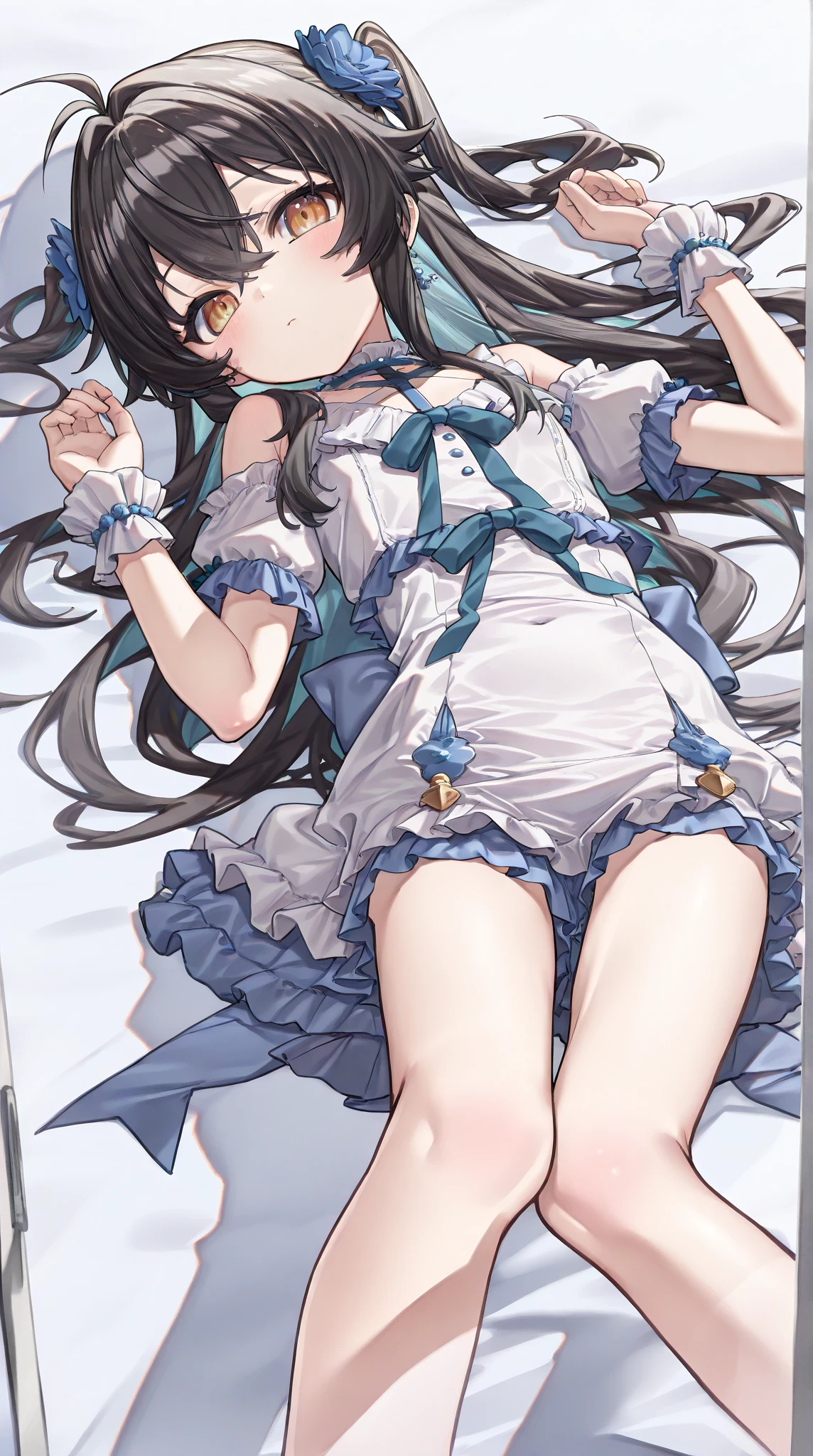 ((dakimakura, girls, )),
((( Utsumi erice ))), (masterpiece, best quality, ultra detailed), (official art, delicate, vivid, pixiv art, beautiful and aesthetic, ),
