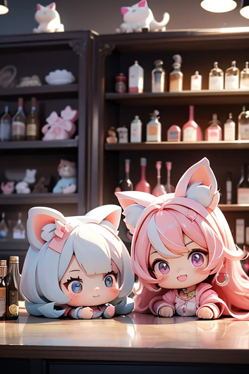 Harem is depicted、Multiple Girls、a beauty girl、top-quality、masterpiece、超A high resolution、Pink hair、a blond、blue eyess、校服、blazers、