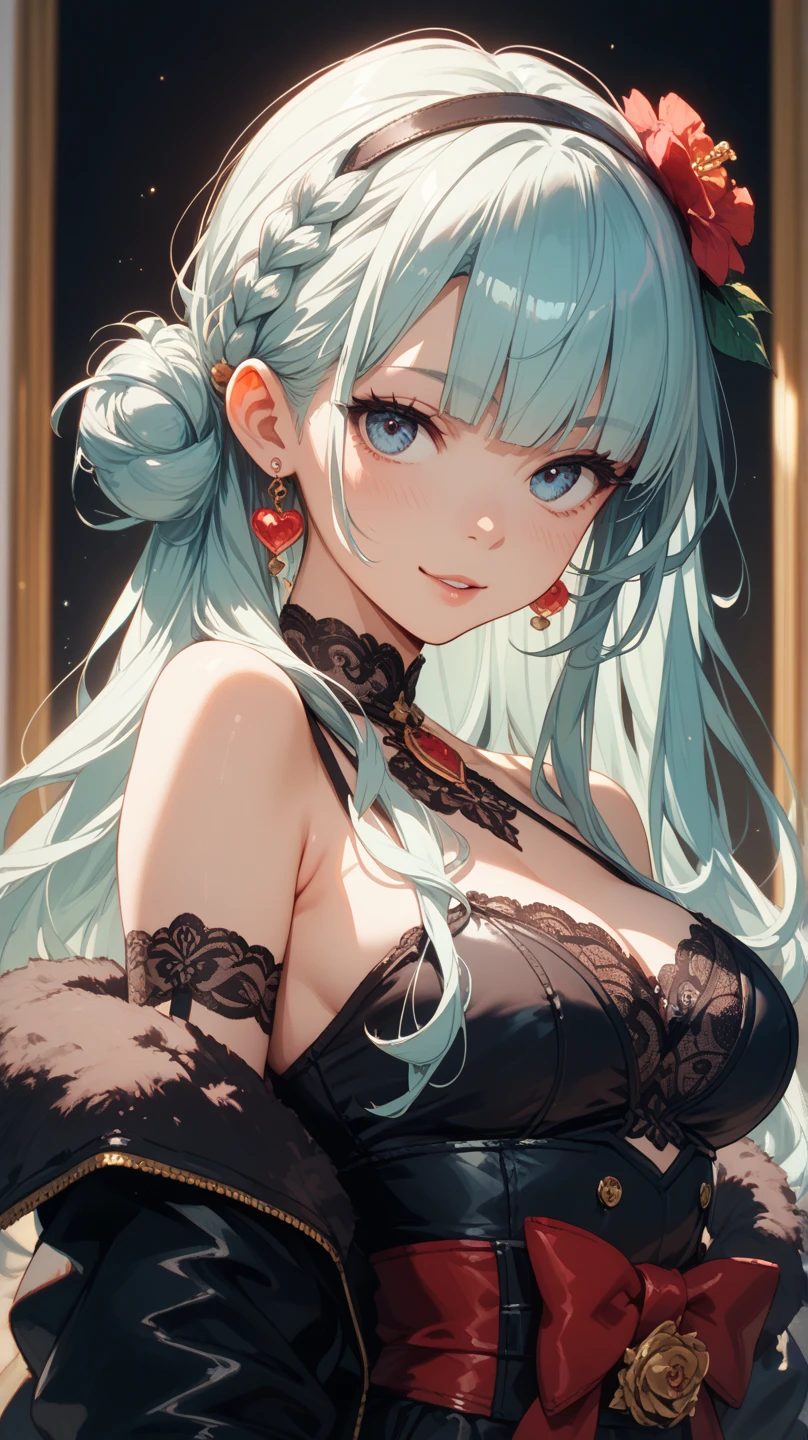 prompt: photographic photo of a nude woman getting out of the water. (((beauty, elegance, classy demeanor)))
character : tall beautiful girl with round perky breasts, (glossy wet skin),
Face : very detailed (green eyes) eyes, long eyelashes (red eyelashes). make up : red eyeshadow, red lipstick and black eyeliner,
Head : Very long hair, light blue hair, ((swept bangs hairstyle)), pointy ears with lots of earrings and piercings on each ear
clothing : nude, ((((hair over breasts)))),
Sea Background
(((Hi res, HDR, HD, 4K, 8k))),(((crossed armill lighting, pointy_ears, very_long_hair, thin and delicate line, (((Dutch angle))), hair censor, hair over breasts, long hair, hair censor, hair over breasts ,long hair, hair_censor,