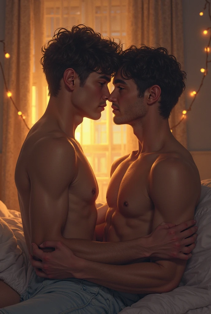 A gay couple having a sex