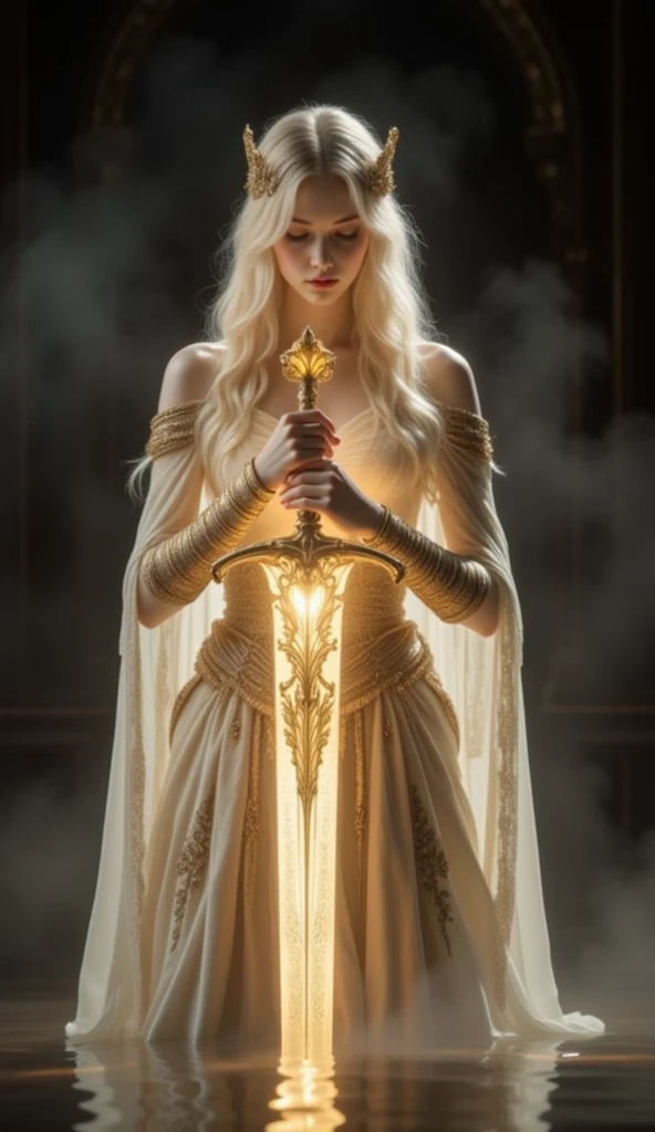 18:22:51
Young Female, Goddess of sun and light, Beautiful woman, very straight pale white hair, red cloth straps, beautiful detailed face, pale white skin tone, hair floating around, pale white compression body suit, halo hovering around her head, beautifu white eyes full lips, caucasian american woman, detailed fingers, holding very detailed large crome gold staf weapon, realistic physique, 4K resolution, realistic details, photographiquerealistic detailed curvy physique, stunning eyes, white american, beautiful face, caucasian american, thin torso, lifelike depiction, 4K resolution..,32k uhd, best quality, masterpiece, super detail, high details