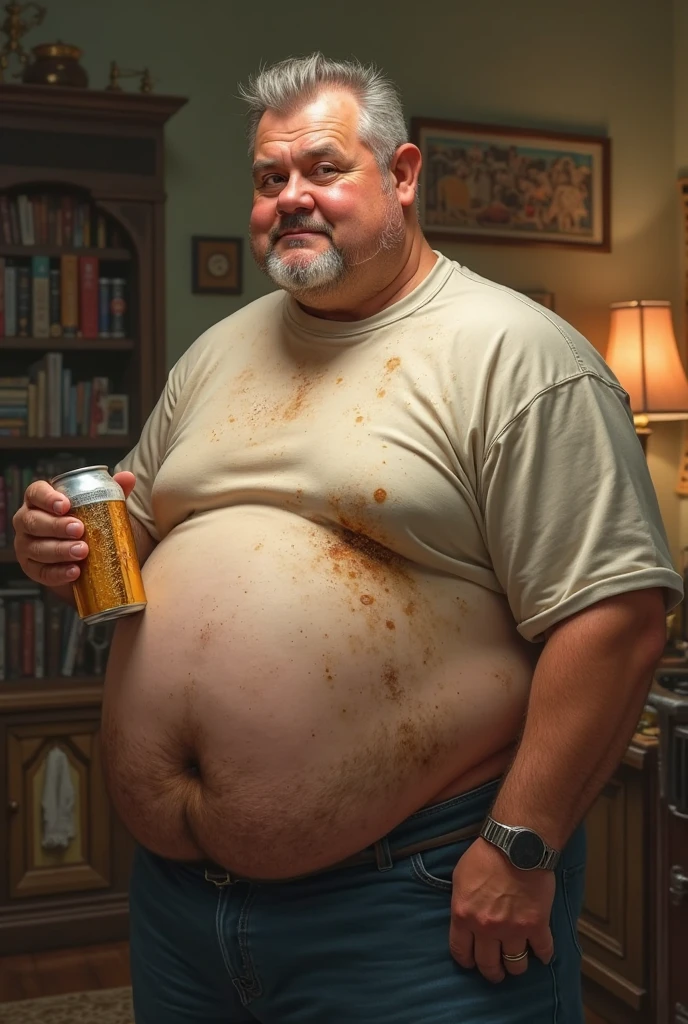 Only plump chubby extremely thick thighs large belly fat age 65 elderly bearded old man, usando apenas sunga branca,((Pumpkin colored hair strands, fios do cabelo branco ou vermelho)) he is holding a glass of drinks, he is holding a glass of drink, he is holding a bottle of drink, he is holding a shop mug.