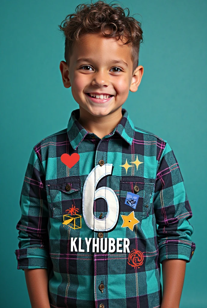 Little boy 3 years old, cute, black haired, make piece signs, smiling