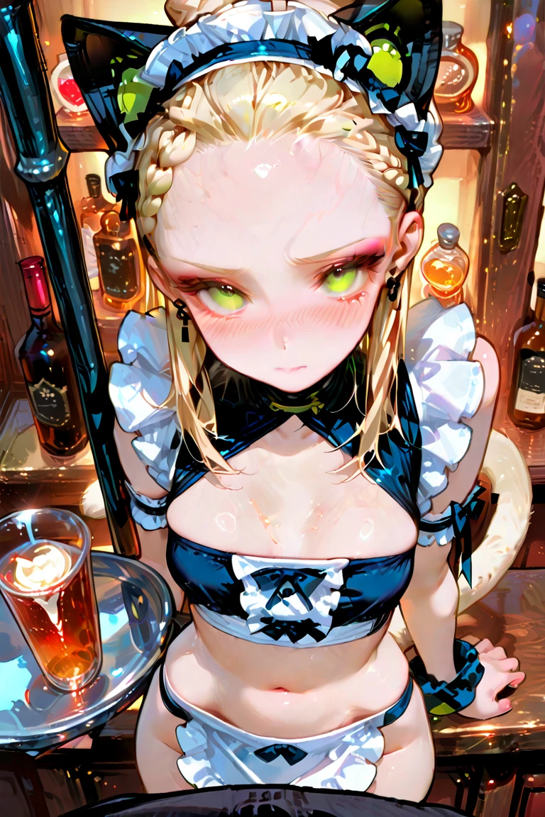 {safe:1.10}, best quality, masterpiece, high res, 1girlsolo, {viviana_arknights:0.90} squatting, cowboy_shot, looking_at_viewer