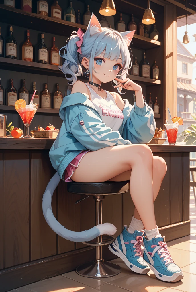 score_9, score_8_up, score_7_up, best quality, masterpiece, uncensored, source_anime
BREAK
1girl, against railing, animal ear fluff, animal ears, asymmetrical bangs, blue eyes, car, cat ears, cat tail, city, colored inner hair, drinking straw, earrings, hair ornament, hairclip, jewelry, juice box, midriff, motor vehicle, multicolored hair, navel, off shoulder, pink hair, railing, red hair, shoes, short hair, short shorts, shorts, sign, single thighhigh, slit pupils, sneakers, tail, thighhighs, trash can, two-tone hair
<lora:tostantan_pony_v2-000010:1>