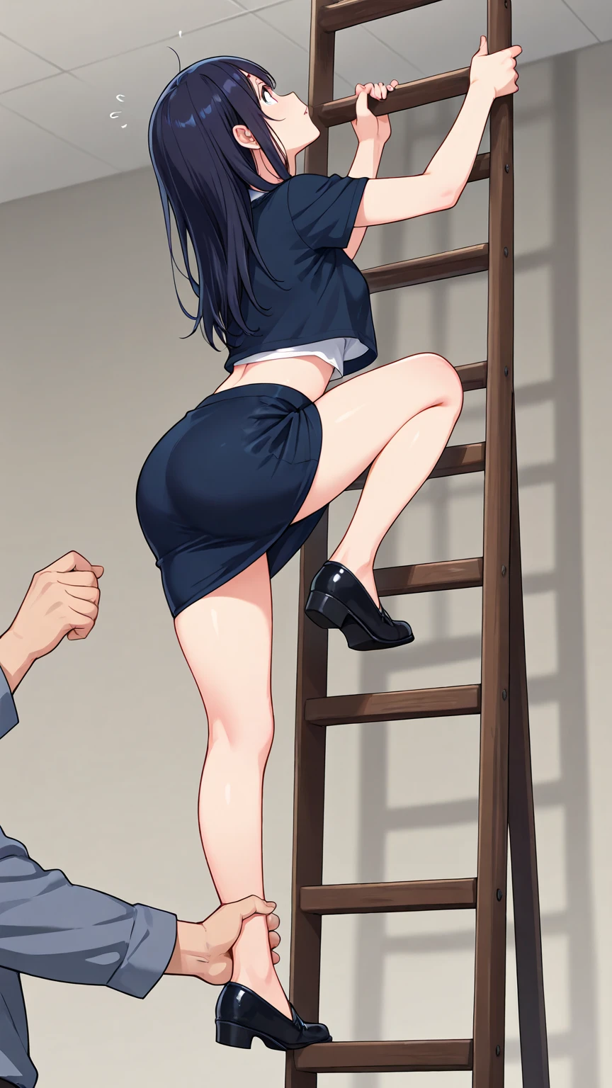Masterpiece, Highly detailed, Best quality, 超高分辨率, 1girll, Solo, (bent over), (Small breasts), Breasts, (over-size shirt,Neckline opening,Black half-rimmed glasses ), (Hana than Hinata:1), (Shorts | Pants | Miniskirt), cleavage, from the front side,(Outdoors,raining day)