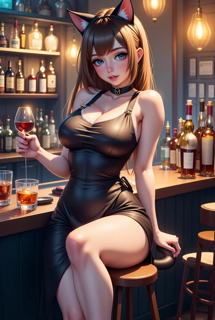 (It is) , Diane Foxington is alone in a nightclub, surrounded by blurred out figurIt is. O clima It is sIt isrio, with a touch of lonelinIt iss conveyed through her exprIt ission. Her eyIt is are fixed on the viewer, atraindo-os para a cena.
