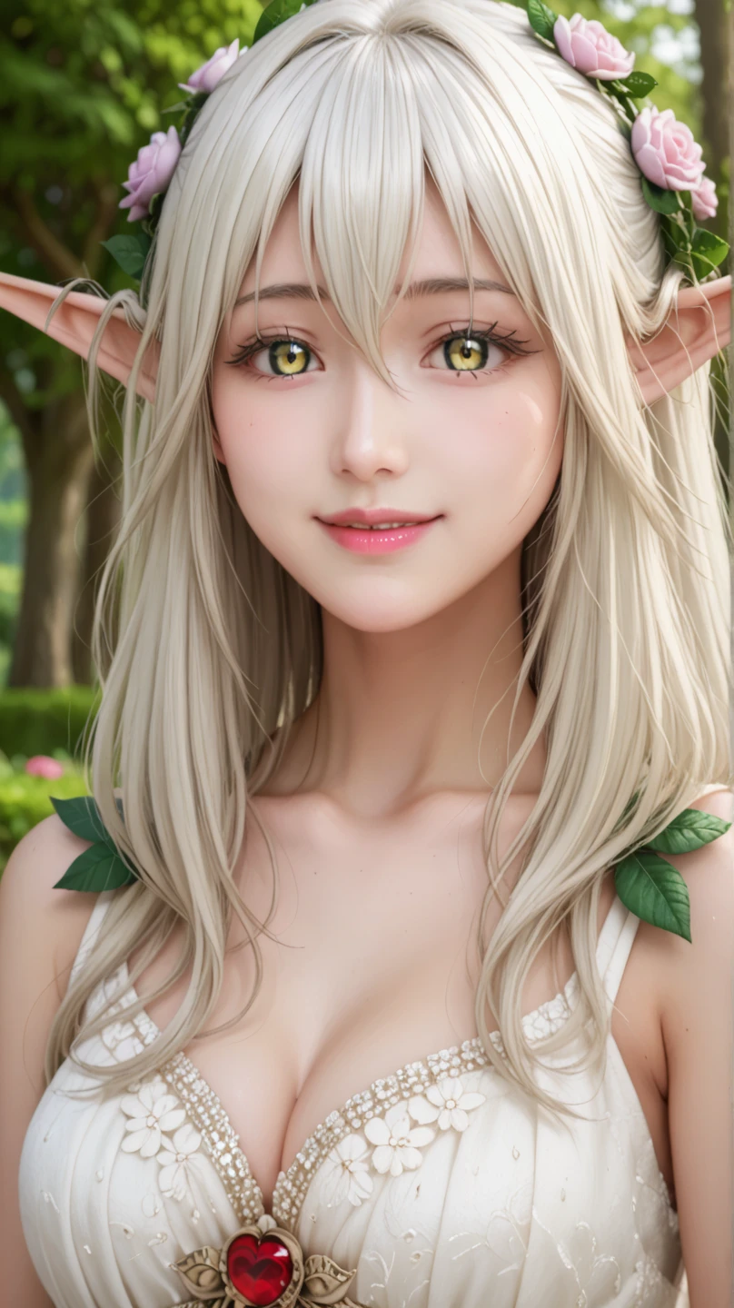 the elf ???,female,
(silver hair),hides her nipples and vagina with her hands,white sox, eyes with large brown irises, blunt bangs,small mouth, fresh lips,nose blush,pink cheek,embarrassing,in ancient forest
,(perfect anatomy),beautiful lighting, volumetric lighting, dynamic angle, looking at viewer, (photographic portrait), sharp,