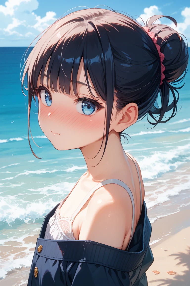 4K,8k,High resolution,
One beautiful young woman,Light blue hair、ponytail、
(Soft Saturation:1.3), (Fair skin:1.2),
(ultra-Detailed Background, Detailed Background), Bokeh,
break'Smiling portrait.,
When viewed from the front, The composition is symmetrical,
Looking straight at you with serious eyes,
break Swimwear, White Bikini, Center of chest,
Outdoor, Sea surface, null, sunlight,Summer beach, Sandy Beach,
Strong light, Front lighting,
(Teen:1.3), (Cowboy Shot:1.2),
Front brake angle,
View your viewers,
Dynamic pose,
sitting on the beach
Seaweed、Seaweed、Seaweed、Seaweed、Seaweed、Seaweed、Seaweed、