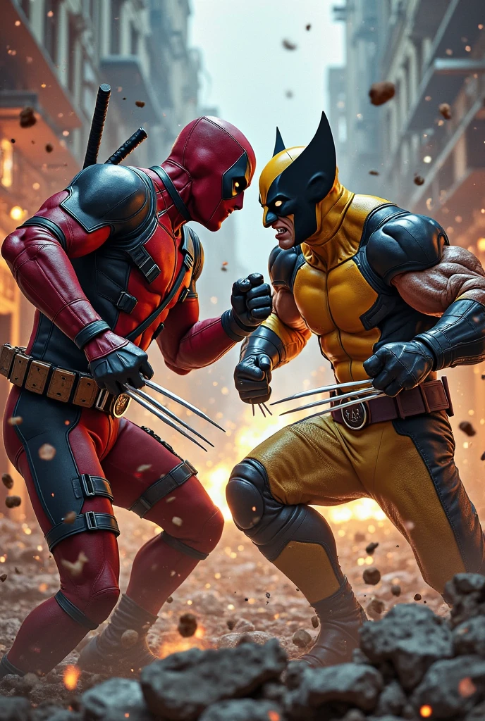 Wolverine vs Deadpool 
