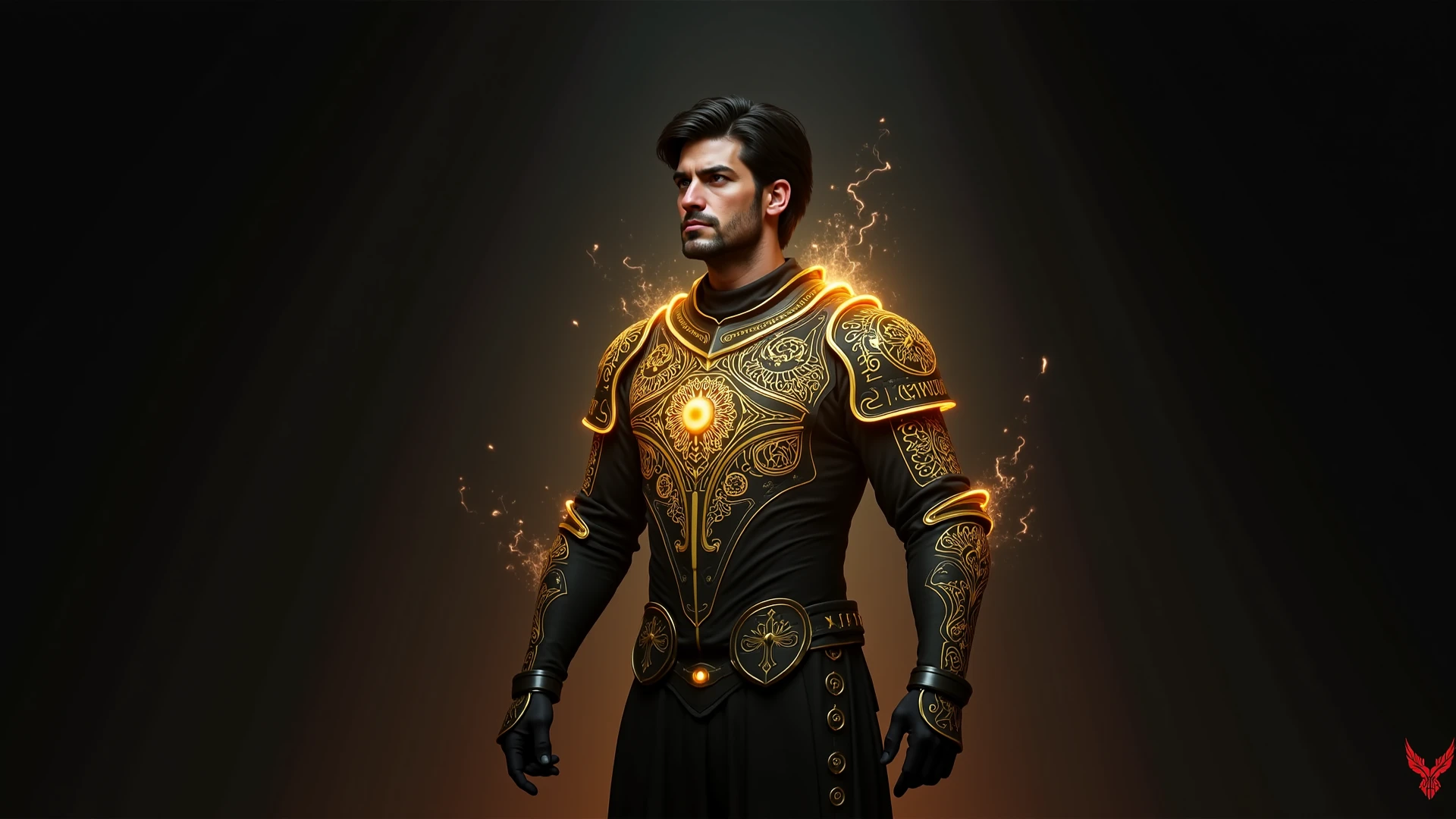 um close up de um cinto com uma estrela sobre ele, artee conceitual oficial, ornat concept art illustration, magic belt, potion belt, artee conceitual, artee conceito, artee conceito, faixa, conceito-arte, conceito - arte, concept illustration, artee conceitual do objeto, metabaron, Magical highlight of conceptual art, cinto grande, circlet, O Orbe do Tempo