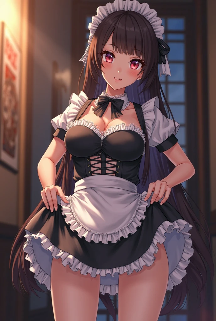 Maid attire,Anime,nude