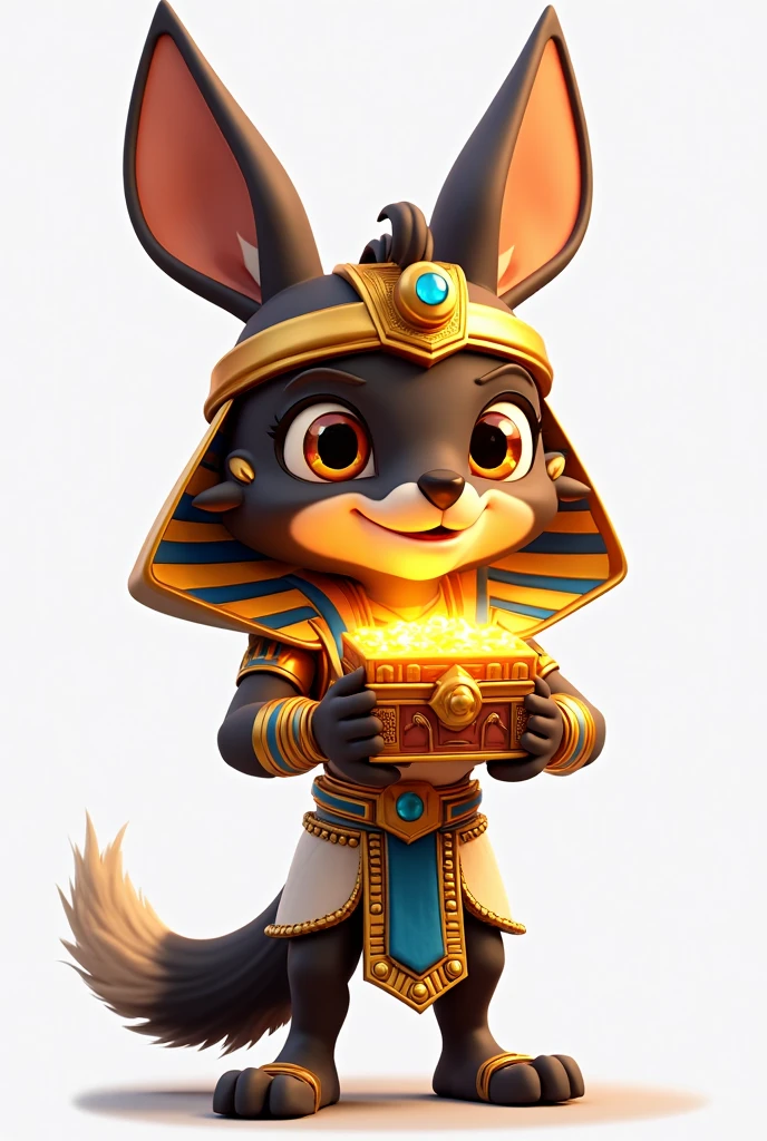Masterpiece artwork, best qualityer, , standing alone, 1 girl, Judy Hopps,  velues, plein-air, HDR, blue skies, lighting sun, pyramid perfect light, animal nose, standing alone, leather detail, adorable epic movie concept, Egyptian clothing, gazing at viewer