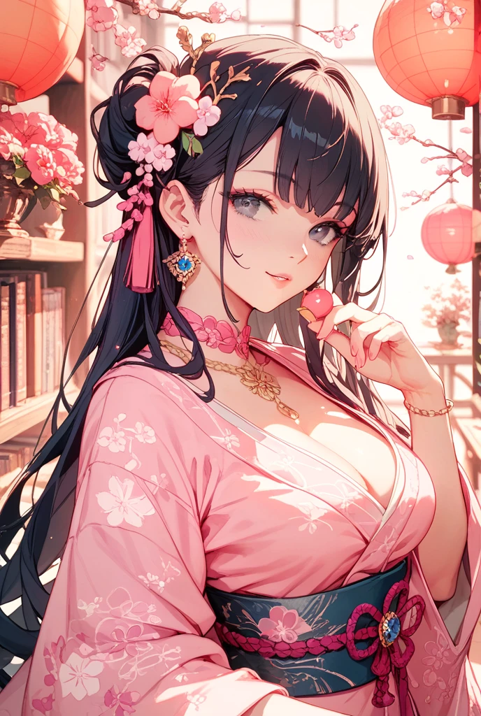 masterpiece, Highest quality, whole body, One girl, bangs, black choker, blush, bracelet, chest, choker, clothes The surrounding area waist, clavicle, Cowboy Shot, ear Earrings, Eyebrows visible through hair, Gradient Hair, Grin, fix, jewelry, Kogal, Long Hair, View Viewer, Earrings, Red eyes, ring, , smile, alone, street, null, cherry blossoms, petal,figure, (magazine:1.3), (cover-style:1.3), fashionable, woman, Vibrant, Pause, front, colorful, dynamic, background, element, have confidence, Performance, Holding, statement, accessories, Majestic, Coiled, The surrounding area, touch, scene, article, cover, bold, to attract attention, title, stylish, font, Catchy, Heading, big, impressive, Modern, trend, concentrated, fashion,((masterpiece)), Highest quality, Absurd, Super detailed, Holographic, Cowboy Shot, ダイナミックなPause, Golden Ratio, Very cute girl, Mature Girls, Very beautiful, Super beautiful asian girl with super beautiful purple eyes, Very beautiful hair, Shiny skin, High Ponytail, nice and sexy body, Slim and delicate body, Perfect body, Cute Panties, Fox Headset, Get your picture taken in a cute alien spaceship,naked,Big Breasts,Sexy