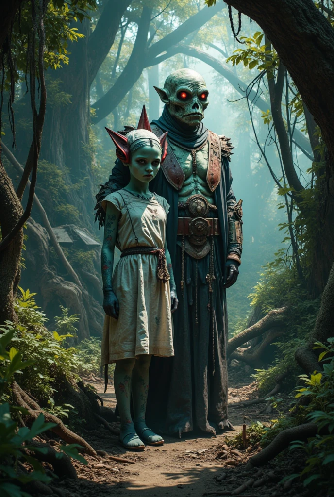 "An alien guest meets an old Malay man, in the Malay village. spaceship as a background in the night" in a jungle environment, Highly detailed, Extremely detailed, delicate detail, crisp quality, ultra realistis, A hyper-realistic, surrealism, Dark art, Cinematic, thousand. sharp-focus, Smoke, ArtStation Hyperrealism Painting Concept Art Detailed Character Design