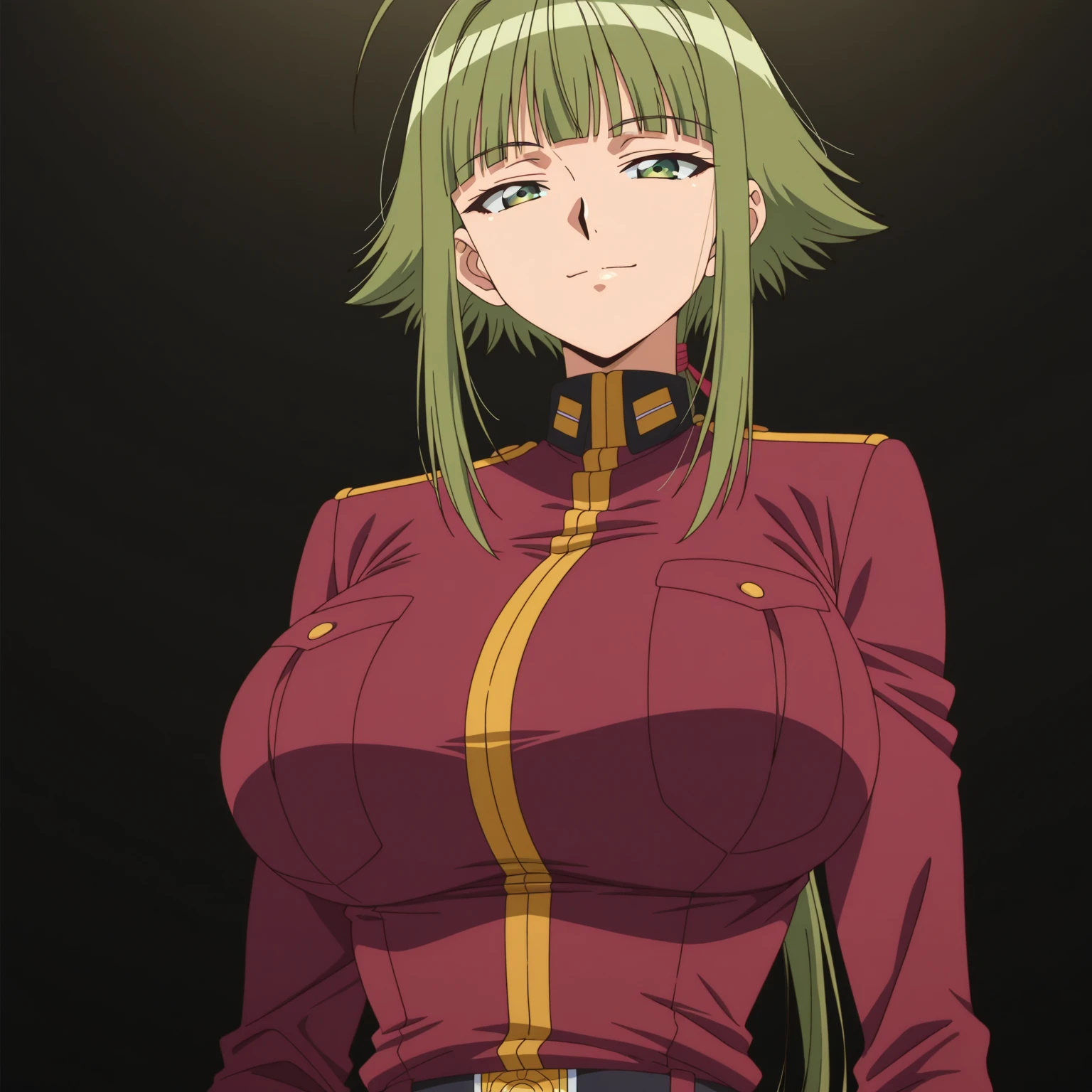 chest, Big chest, Gauze, Light blush, nurse,Thighs,whole body green hair, ナース