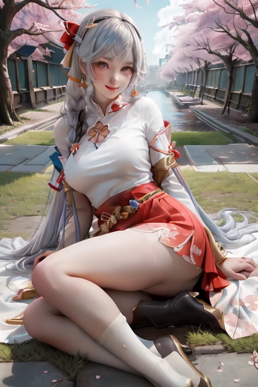 Uma mulher chinesa com cabelos ruivos