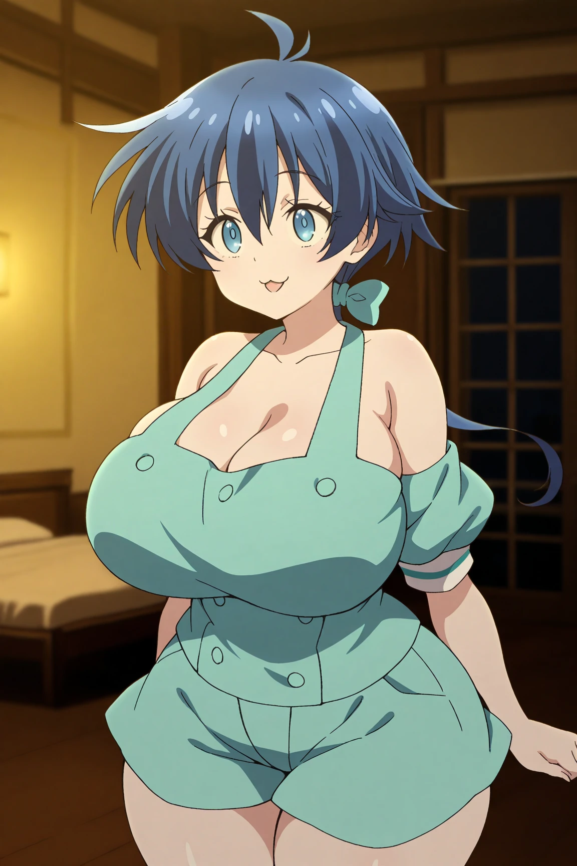 kemonoceles, <lora:kemono celes s1-lora-nochekaiser:1>,
celes, (green eyes:1.3), blue hair, ponytail, ribbon, hair ribbon,
BREAK gloves, cleavage, shirt, white shirt, shoulder armor, clothing cutout, cleavage cutout,
BREAK outdoors, forest,
BREAK looking at viewer, (cowboy shot:1.5), dynamic pose,
BREAK <lyco:GoodHands-beta2:1>, (masterpiece:1.2), best quality, high resolution, unity 8k wallpaper, (illustration:0.8), (beautiful detailed eyes:1.6), extremely detailed face, perfect lighting, extremely detailed CG, (perfect hands, perfect anatomy),
