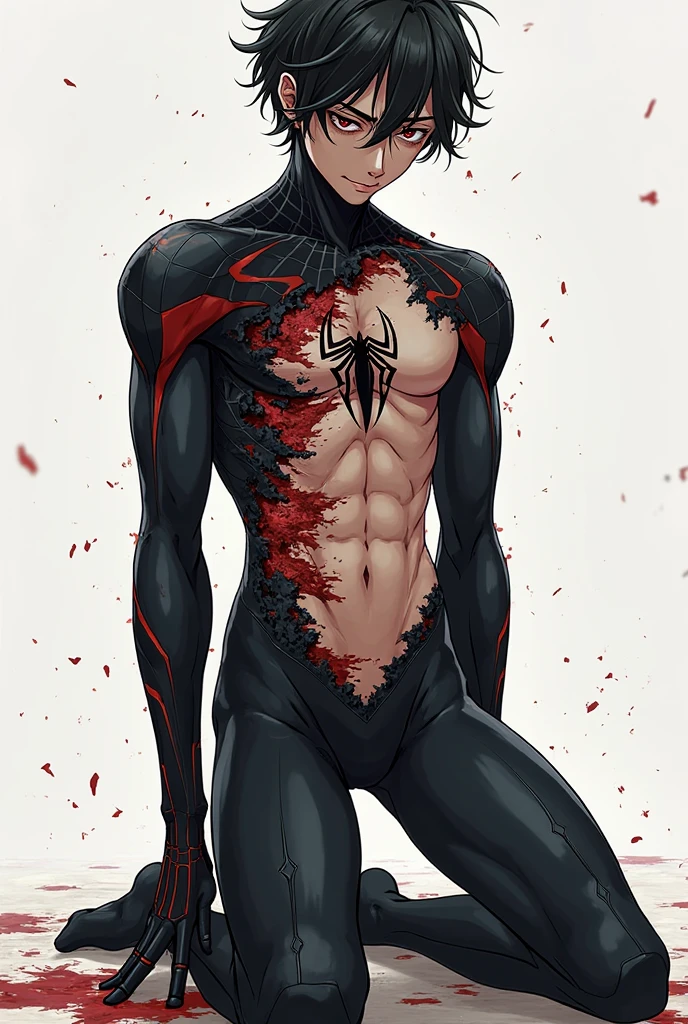 muscular man with short black hair quiff haircut, Super light gray eyes, European face, Greek God body, small waist, Dressed in a very small white wet boxer and a huge bulge underneath, inside ancient Greek temple, flowers and quite mist around --auto --s2