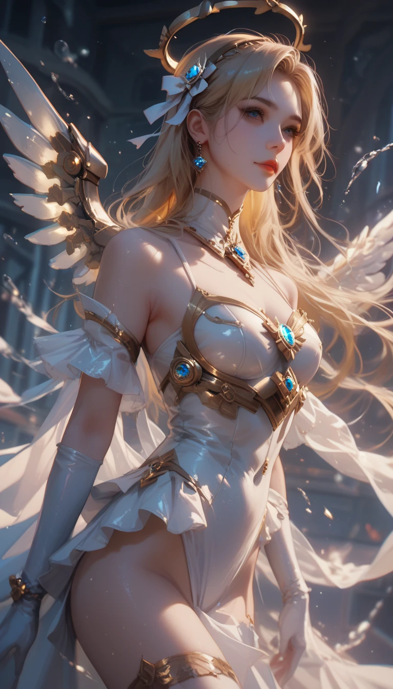 ((Masterpiece|Excellent|Details Perfect Display|White Hair and Golden Eyes|White Dragon Girl|Beautiful and Pure Beauty|Feminine Fantasy Illustration|Epic Art|Side Braids|Looking Up|Upper Body|Fair Skin|Dragon Girl)),(Advanced Light|Contrast|Strong Deep Shadow Strong),((Dynamic Perspective|Exquisite Character Art|Feminine), (White-haired Dragon Girl|Golden Eyes|Upper Body|Side Braids|White Clothes|Fair Skin|Details in Place)), (Top Lens|Exquisite|Professional Processing|Perfect|Details in Place|Full of Contrast| Fantasy Boutique).