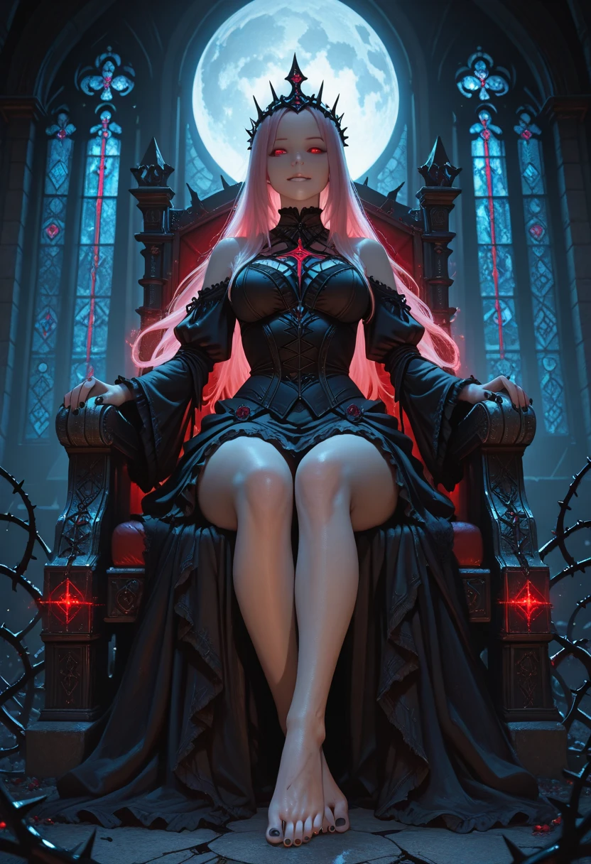 (((Highest quality)))(((High resolution)))外見は黒いfog,Put on your armor,Modern Battle Suit(((detailed)))The shape is humanoid,Modern weapons(((detailed)))Eyes glow red,The shape is made of glowing purple hearts..(((detailed)))Bone格は人間のようだ、Muscle fibers are visible.,fogのようなもので獲物を探す(((detailed)))Barren Land,dead tree,fog,Chaotic world(((detailed)))Battle Scenes,overwhelmingly strong,Highest quality。(Highest quality,4K,High resolution,masterpiece:1.2),非常にdetailed,Realistic:1.37,masterpiece, Highest quality, Exquisitely crafted, woman, beautiful, elegant, smile, Blood, iridescent Long Hair, bangs, skirt, shirt, Long sleeve, Frills, shoes, (Red and Black:1.4), flower, spooky, Horror, 頭蓋Bones, Long Hair, Black Hair, Candles, Blood, hair flower, Dead, hair ornaments, Bone, doll, 頭蓋Bone, skeleton, Horror (theme),spooky altar background,Dark fantasy,Red color scheme,Ominous atmosphere,Eye-catching,Storytelling,anatomy,Anime Style,Concept Art,beautiful細部までこだわった顔と (((Red eyes ))),A terrifying ritual ,Satanic Ritual,Premature death,Improper behavior,クレイジーなsmile,Scythe Face,Girl Monster, beautiful, Delicate facial features, Sharp Eye, Sharp Fangs, Pale skin, blonde,robot,Cursed Painting, Dark Background, Cinema Lighting, Dramatic Shadows, Gothic style, Gloomy atmosphere, Dark fantasy, One Girl, , Please open your mouth wide, Open your mouth and baring your teeth,Sharp teeth like a beast, Wide lips, very wide mouth, Vermilion cheeks, ,(Bloodしぶき:1.4),Scary smile, smile,Fallen angel design, ねじれたsmile、Bloodまみれの、頭からの出Blood,、Bloodしぶき、,(Bloodしぶき:1.4),Crossbones, 頭蓋Bone,Horrorスタイル, ((Fantasy Fallen Angel Costume)), ((流れるようなBlack Hair)), ,(Bloodしぶき:1.4),womanの曲線, Sexy flat stomach, Perfect hands, Perfect anime face, ((White Lolita Dress)), Are standing, ((邪悪なsmile)), ,(Bloodしぶき:1.4), Steam circulates, Moonlight Illumination, night lighting, disaster々new devil horns,,(Bloodしぶき:1.6),アニメFallen angel design, ねじれたsmile、Bloodまみれの、頭からの出Blood,、Bloodしぶき、,(Bloodしぶき:1.4),Crossbones, 頭蓋Bone,Gothic architecture、Western architecture、Fantasy World、,Victorian cities, 骸Boneのガス灯,