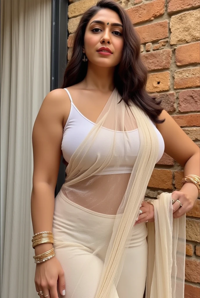 mature woman in, 60 years old, Alone, Long hair, Looking at the viewer, GrayBlonde hair, Brown eyes, Jewelry, Full body, Colossal breasts, (wearing white saree outfit ), Distant photo, Realistic, A sexy one, beautiful colour, in balcony and River views, Lots of peoples and lights night Views, Perfect skin, 3 bust size, instagram (Realistic, A high resolution),photo size 3:4, 1 cute sexy mature woman, (long hair), large expressive blue eyes, happy, (8K, raw photo, Best quality, High detail, curvaceous forms, curvy body,