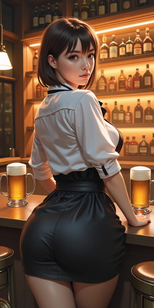 Highest quality, Official Art, masterpiece, Fabric Shading, High resolution, Very detailed, colorful, Best details, Fantasy, A group of female adventurers set in a medieval Fantasy world, (Sexy in the pub), Random Hairstyles, Harem, night, detailed aspects, Short mini skirt, Seduce, armor, Showing panties, Huge breasts, Big Ass, Pull up her skirt,