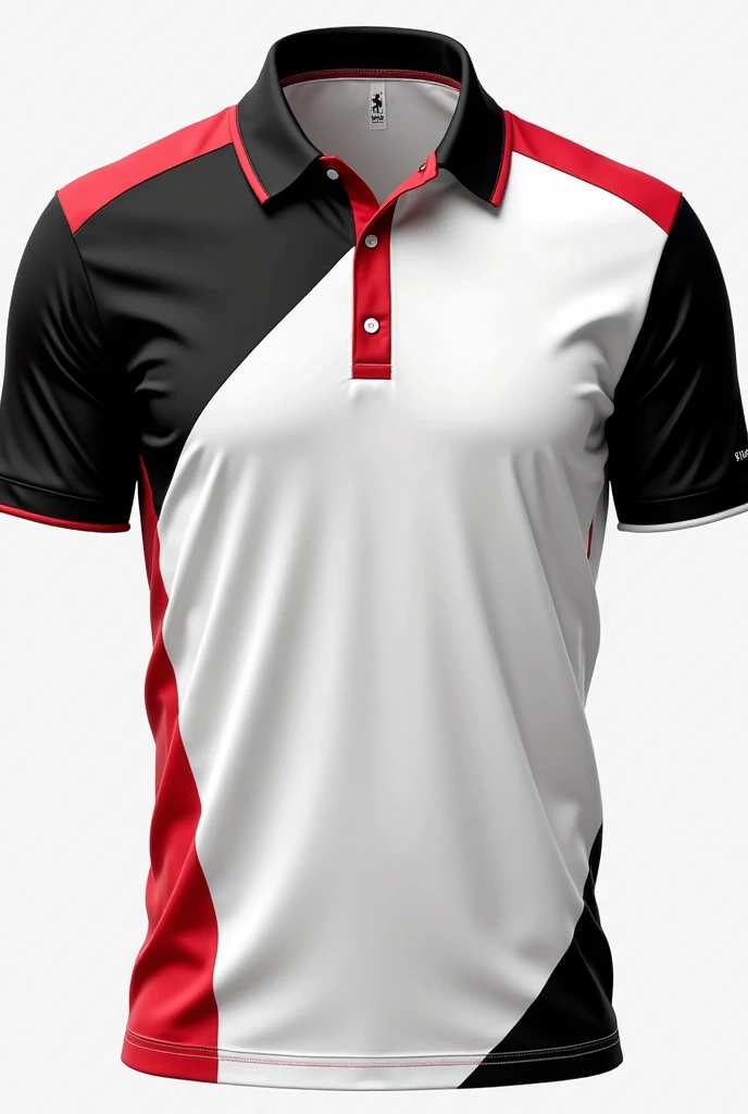 red white gray polo jersey design front and back