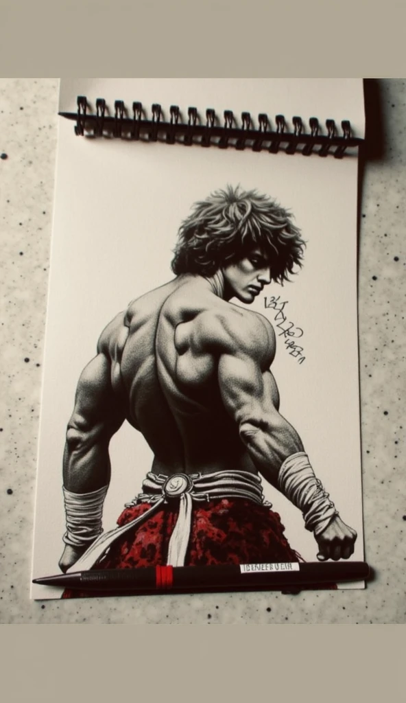 <lora:dibman_v1:1>
masterpiece, best quality, intricate details, highly detailed animation, anime, hand-drawn art, Real-Time Ray Tracing lighting, volumetric lighting, volumetric shadows, 8k-perfect-octane
(1boy), muscular body, dibman, hand-drawn, nail polish, signature, traditional media , pencils, marker \(medium\), colorful trending on artstation