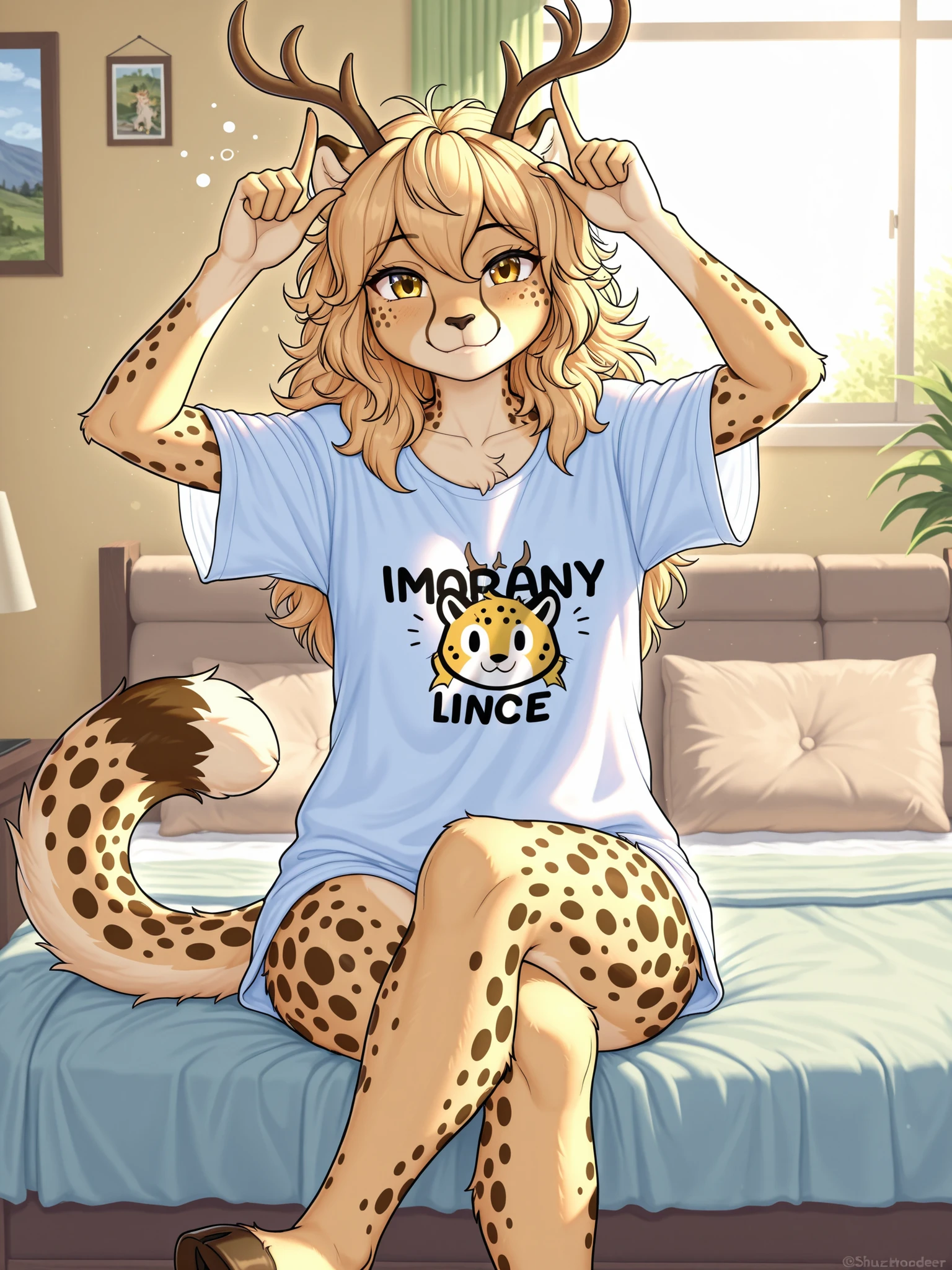 master-piece,hyper quality, hyper detailed,perfect drawing,1 beautiful girl,((glasses))),((hairstyle that sticks out forehead),((tiger print bikini)),(tiger print bikini),(tiger ears)(tiger tail),(tiger arms),(tiger legs)(tiger fingers), sharp claws, sharp fangs, hunter's eyes aiming at prey, black and blonde mesh, sharp eyes, Height 177cm, Measurements B95W60H90, kneeling, pow pause