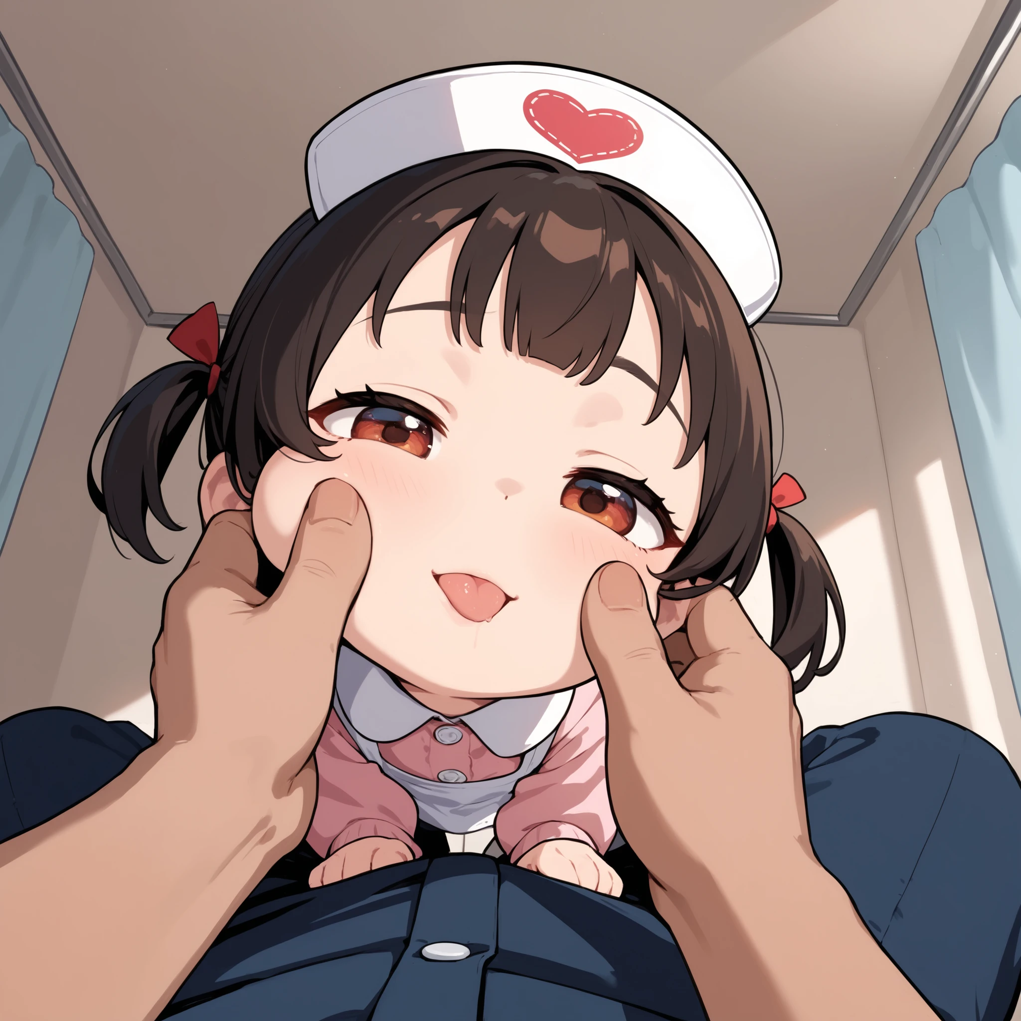{{{masterpiece}}}, {{{best quality}}}, {{ultra-detailed}}, {illustration}, {{an extremely delicate and beautiful}}, (beautiful detailed eyes:1.6), extremely detailed face, 16k, anime face, NSFW, Katou Megumi (SAEKANO), hmkm1, brown hair, short hair, (brown eyes:1.7),  medium breasts, beret, cardigan, long sleeves, thighhighs, white thighhighs, dress, white dress, frills, dark blue ribbon tie, (red cardigan:1.5), (white hat:1.5), open cardigan, open clothes, pleated skirt, white skirt, thighs, zettai ryouiki, NSFW, 1boy, 1penis, deepthroat,(fellatio:1.5), girl eating penis, face stained, sucking penis, face focus, cum on hair, (bust shot:1.3)