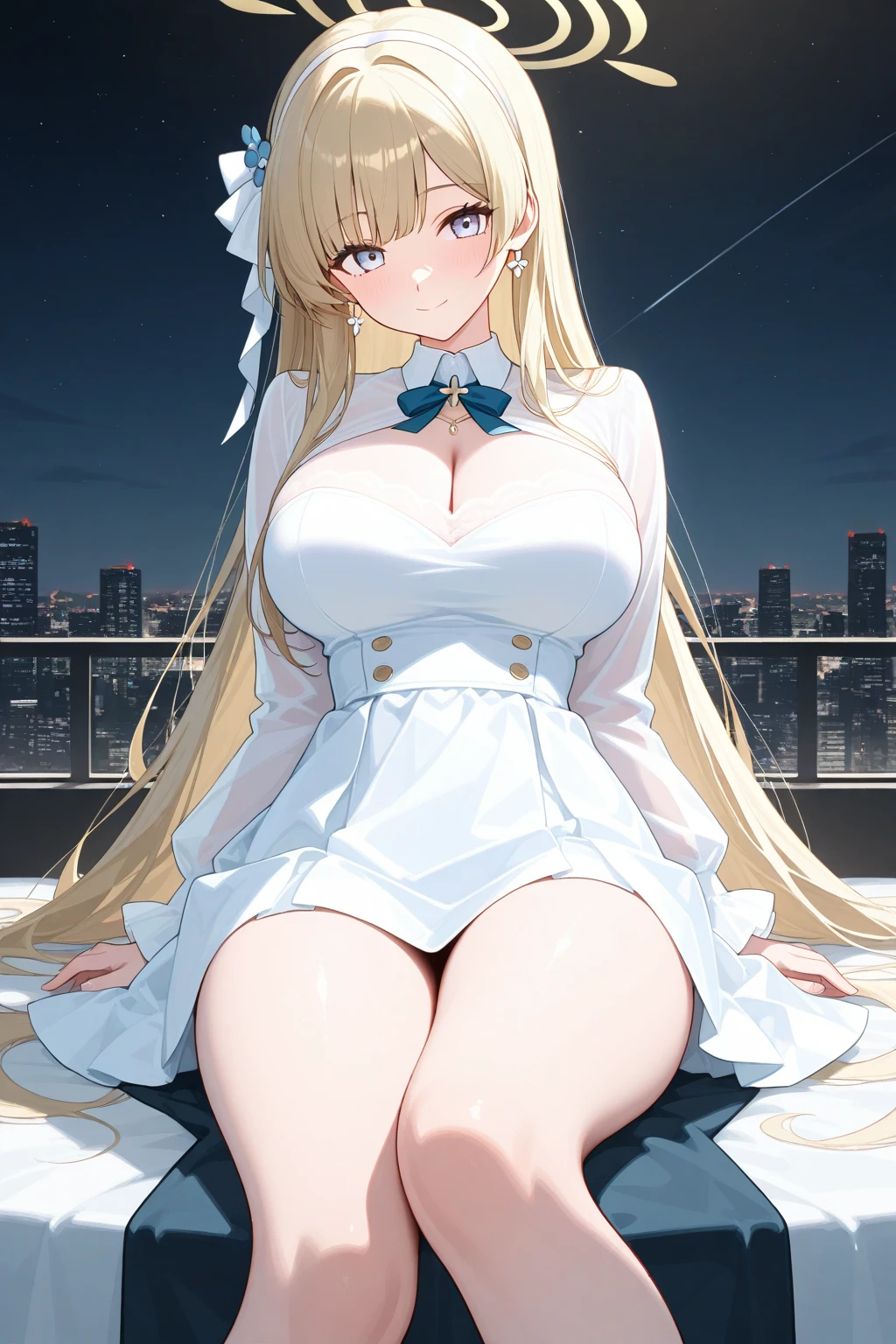 (8K), (best qualityer: 1.2), (realisitic), (fotorrealisitic: 1.37), ultra high definition, 1 girl, cute, ssmile, cloused mouth, Beautiful Details, beautiful nose, whole body, hair wet, Dalsefo colossal, pork, schoolar uniform, thicc thighs  