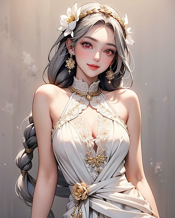 perspective from above、(long white hairs:1.7)、masterpiece、32k、Sit down，Open your crotch、FULL-BODY ESBIAN、very huge big breastreastfeeding、Show up、FULL-BODY ESBIAN、Sexy Brown Skinned Blue Lane Wife、long  white hair、huge huge tits、Curvy and super thick、Clear silk、purely visible、Locked、Trapped、Hostaged、A smile、tight transparent pink fabric, diamond jewelly,, sexy dimple,  north african free trade area, one-girl, 独奏, perfect bodies, The face is perfect, perfect hand, perfect hand指, perfect lips, perfect  eyes, Perfect background, perfect atmosphere, Professional Quality, 8K, Perfect photo, Highest high resolution, 8K, Ray traching, perfect volumetric lighting, high qulity、high qulity矢量图像、ultra - detailed、SAW movie scenes、lotus flower、warm spring、Clean skin、minimalistic background、Flawless skin、Flawless skin、No exception、Big chest、silk micro mini、see through、