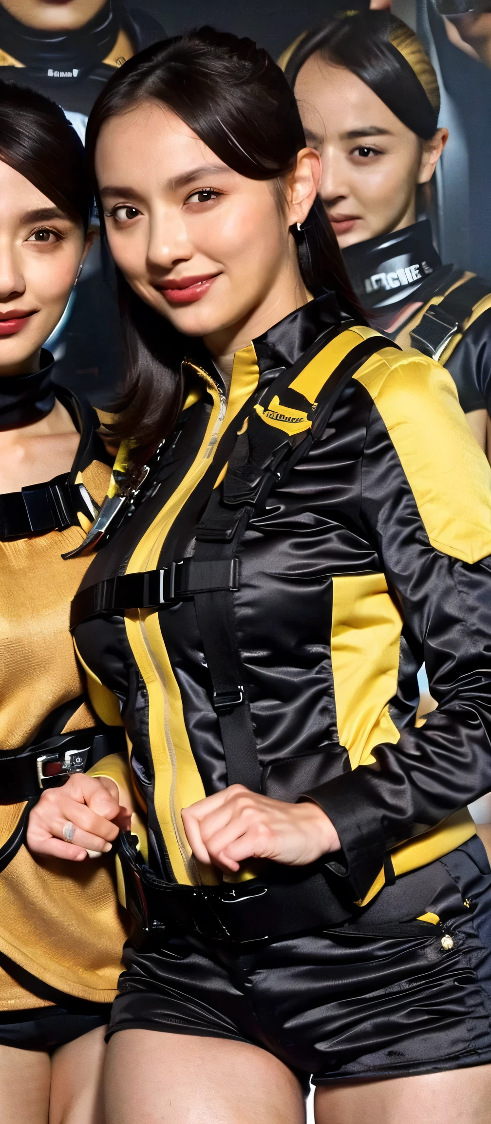 ( very realistic ), ( top quality), ((round, SMALL AND PRECISE FACE )),short shorts,black shorts, boots, butt,jacket,shorts, black hair ,big boobs, big boobs, adult woman , Her breasts are so big and plump ., , The clothes are perfect for her figure ,Beautiful skin ,My nose is small,Thin eyebrows