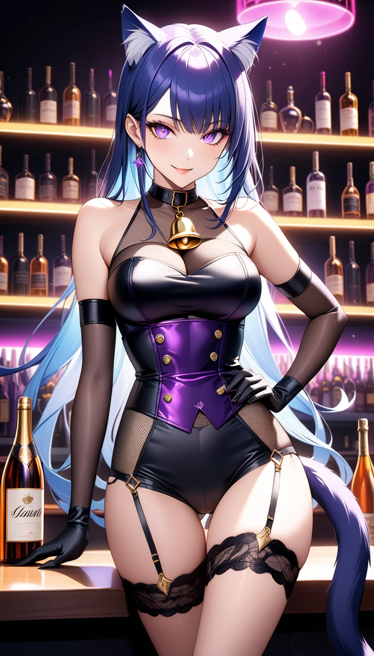 (from above:1.2),(from side:0.9), ((Face)), (Close-Up:0.4), masterpiece,"A 26-year-old girl stands at a bar counter. She is dressed in a stylish off-shoulder dress, sweater dress, off-shoulder sweater, red sweater,garter stocking, midriff, red skirts, black thighhighs, thigh strap, pretty girl, (highly detailed beautiful face and eyes,firm breasts),real skin,((black,hair,long pony tail hair)),thin pubic hair,cute and lovely pose, detailed eyes, This masterpiece is only visually stunning but also tells,(double breasted:0.6,under bust:0.6,cleavage:1.1,),(small breasts:1.2),(perky chest:1.1), (pointed chest:1.3), medium hips, glamorous body,(with sparkling eyes and a contagious smile),open mouth. The bar is beautiful, with colorful bottles of alcohol in the background and a soft glow from neon lights. The atmosphere is relaxed, and the girl looks confident and fashionable.",full body, sexy pose,make a cocktail , in a bar counter, Looking at Viewer,
