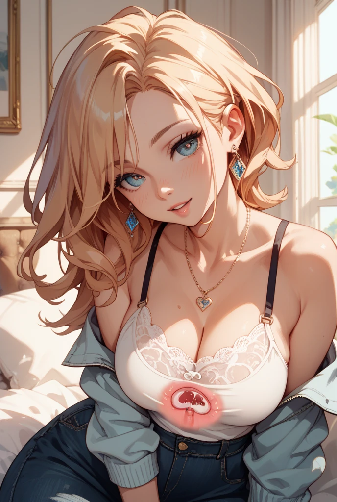 1girl, close up, long hair, breasts, blush, smile, blue eyes, large breasts, 1boy, medium breasts, pink hair, hetero,bra pull up, open shirt, sweat,  solo focus, vaginal, lips, straddling, hanging breasts, guided penetration, (dialog box, speech bubble, english text:1.4),  <lora:add_detail:0.2> <lora:polyhedron_all_eyes:0.2>