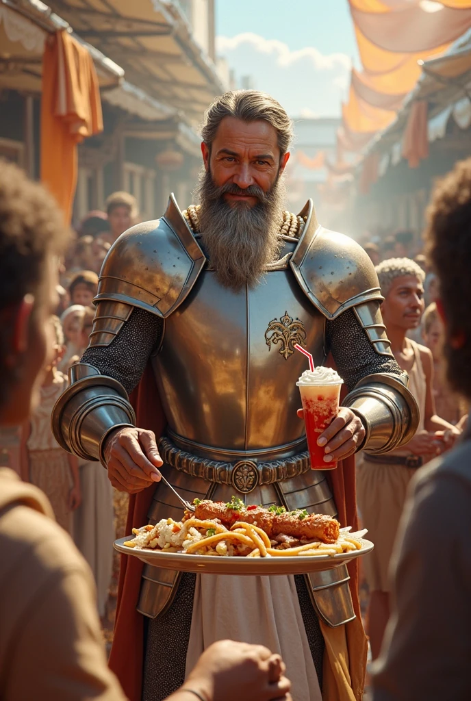 In portrait, characters inspired by the Start Wars universe by Ralph McQuarrie and Andrei Kolkoutine, Wayne Barlowe in a Middle Ages setting, as robots, exotic alien beings interacting with people, inspired by Hieronymus Bosch and Shaun Tan. Directed by George Lucas. ((cinematic film)), ultra detailed, intricate, sharp focus, object texture, Studio photo, detalhes intricates, highly detailed, in Real Photo style, hyper-realistic, High dynamic range, rich colors, Realistic textures, 8K uhd , high color depth, Nikon D 850 |, Porta Kodak 400, fujifilm XT |