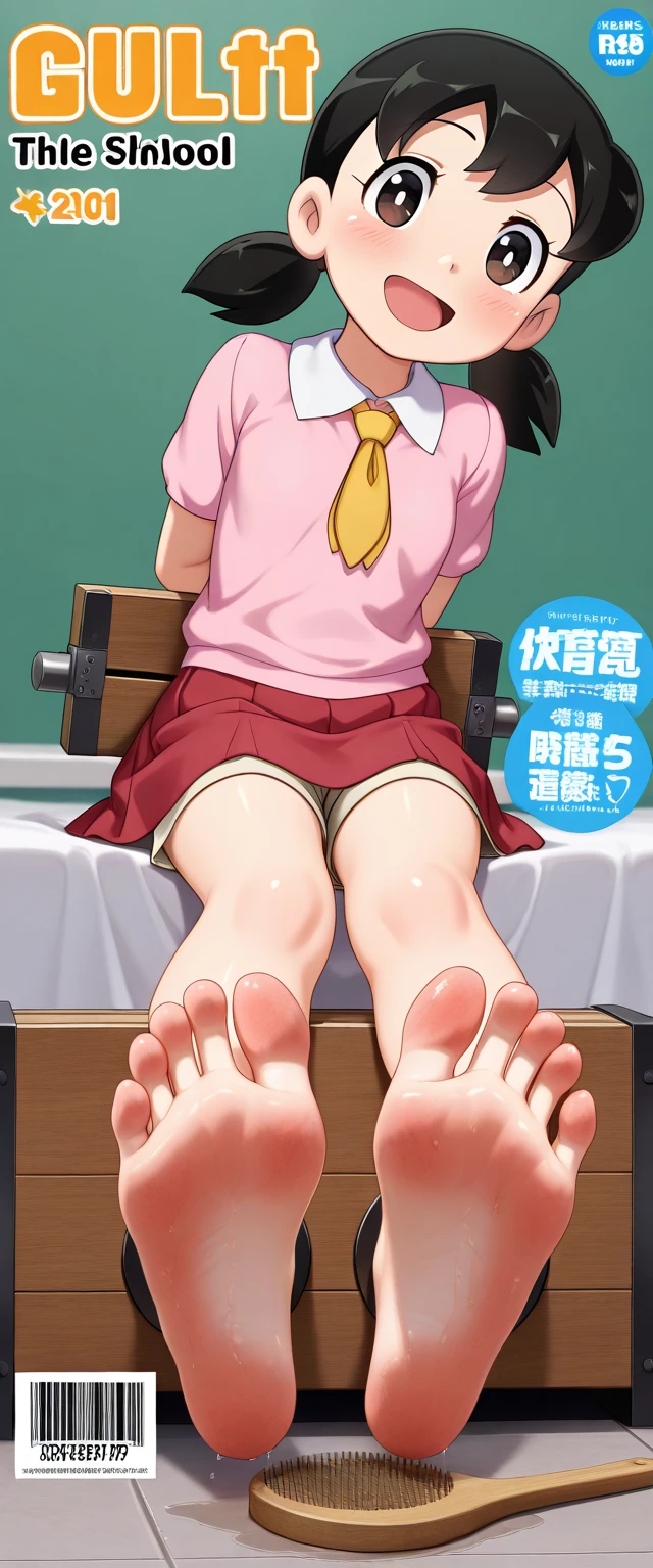 1 man 1 girl ;Sexy Manga comic sensual muscular girl blue eyes wet white t-shirt v-neckline, schoolar mini skirt and high heels boots she is squeezing a man in his groin big Dick, big balls burst(nsfw)(bigboob)(highly detailed) (concept art) (manga) (anime) (draw) (face anime detailed) (comics)(ballbusting)(wet t-shirt) (wet girl) (nipples) 