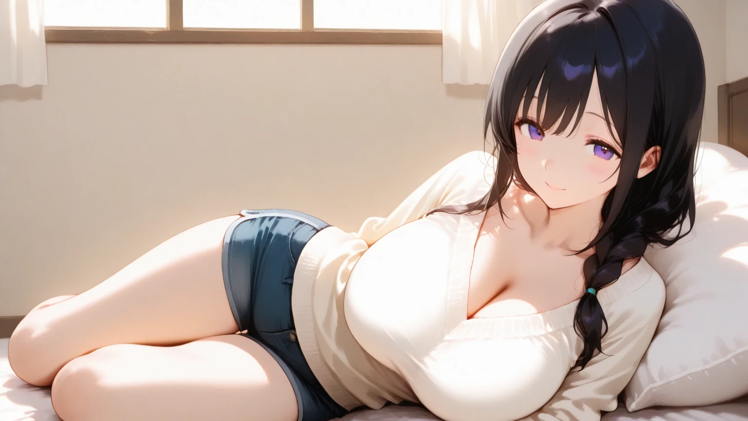 (huge breasts), (((masterpiece, best quality))), cute girl, ((extremely detailed girl)), yukata, bare shoulders