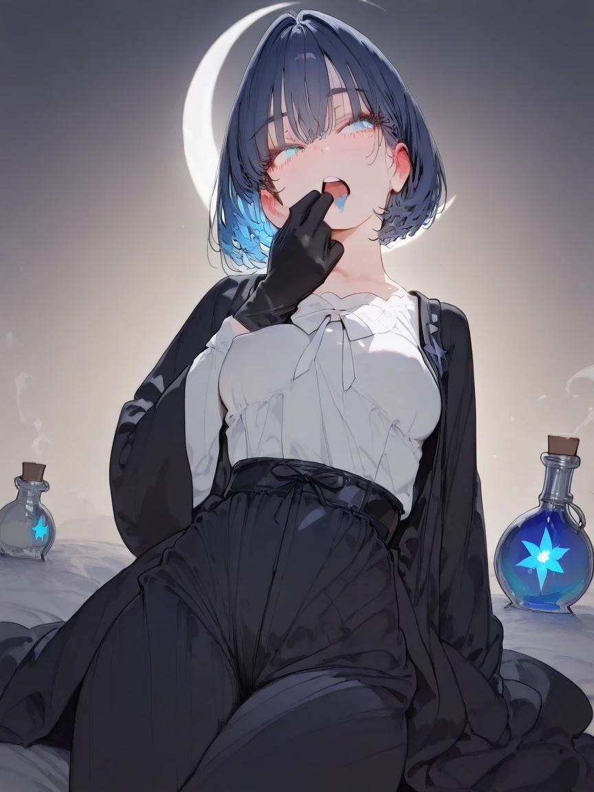 lying、In a haunted house、sex、hug、Shuten Doji、ghost、Tengu、Both eyes open、hardcore、Nipples、futon、Get raped by an old man、fellatio、Big dick、Pussy、Covered in semen、Girl、Girl、Short、Younger、Lower school year、Baby Face、flat chest、dynamic angle、masterpiece、best quality、ultra-detail、night、Glaring
